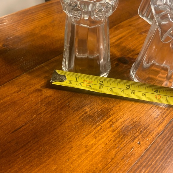 🔥 Vintage Solid Glass Angels Candlesticks🔥 - Picture 11 of 11